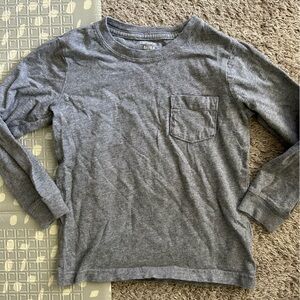 4T boys gray long sleeve shirt